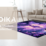 Vibrant Celestial Butterfly Motif(Purple)