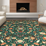 Modern Geometric Floral Fusion(Green)