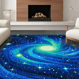 Striking Celestial Whirlwind Artwork(Blue)