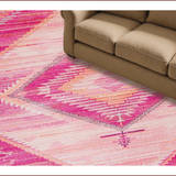 Rustic Pink Western Boot Motif(Pink)