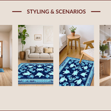 Tropical Turtle Geometric Delight(Blue)
