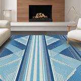 Chic Abstract Diamond Design Approach(Blue)