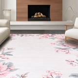 Modern Abstract Flower Fusion(Ivory)