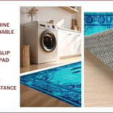Coastal Serenity Teal Whimsy(Blue)