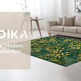 Rustic Earthy Ogee Patterned(Green)