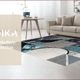 Contemporary Neutral Meditation Space Non Slip(Gray)