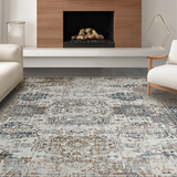 Luxurious Earth Tone Medallion Design(Gray)