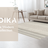 Sleek Minimalist Ogee Texture(Beige)