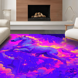 Charming Pastel Unicorn Illustration(Purple)