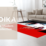Modern Plush Female Silhouette Aesthetic(Red)