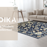 Vintage Blue Botanical Artistry(Blue)
