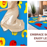 Engaging Colorful Shape Arrangement(Blue)