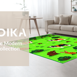 Distinctive Textured Farmyard Visuals(Green)
