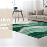 Dynamic Light Blue Linear Arrangement(Green)