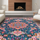 Vibrant Multi Tonal Retro Design(Blue)