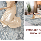 Artful Gray and White Abstract Theme(Gray)