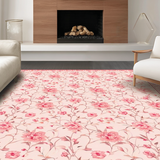 Whimsical Flower Motif in Pastel(Pink)