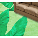 Mid Century Modern Green Boho Entryway(Green)