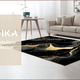 Geometric Black Gold Elegance(Black)