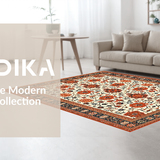 Artful Retro Abstract(White)