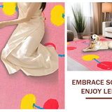 Colorful Youthful Artistic Floor(Pink)
