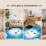 Sophisticated Aeronautical Style Elements(Blue)