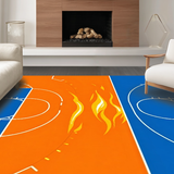 Vibrant Orange Court Theme(Blue)