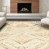 Intricate Aztec Patterned Decor(Beige)