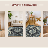 Luxurious Vintage Damask Style(Black)