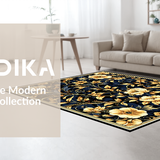 Transitional Gold Floral Arrangement(Black)