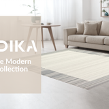 Chic Striped Border Arrangement(Beige)