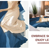 Majestic Mountain Silhouette Aesthetic(Blue)