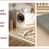 Southwest Cream Aztec Low Pile(Beige)