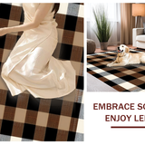 Rustic Earthy Buffalo Check Aesthetic(Beige)