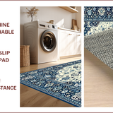 Chic Vintage Inspired Botanical(Blue)