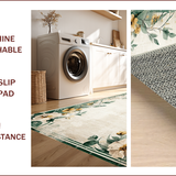Botanical Floral Distressed Farmhouse(Beige)
