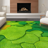 Modern Artistic Moss Textural Contrast(Green)