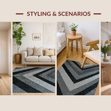 Modern Earth Tone Lattice Look(Gray)