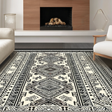 Geometric Monochrome Ethnic Motif(Black)