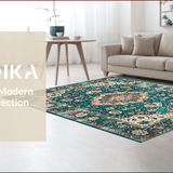 Chic Green Tiled Design(Blue)