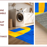 Chic Geometric Patterned Elegance(Blue)