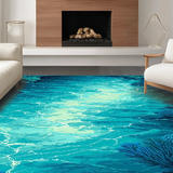 Coastal Oceanic Creature Motif(Blue)
