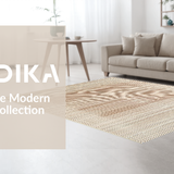 Artful Rustic Abstract Design(Ivory)