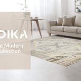 Artful Distressed Diamond Composition(Gray)