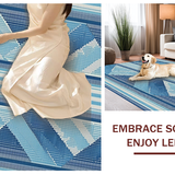 Chic Abstract Diamond Design Approach(Blue)