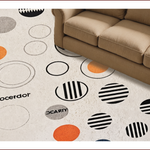 Ultra Soft Area Rug, Non Slip, Stain Resistant, Washable Area Rugs for Living Room, Bedroom, vinyl record bath mat(Beige) - ODIKA