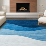 Artful Ombre Cloud Design(Blue)