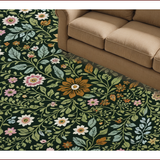 Maximalist Green Boho Non Slip(Green)
