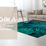 Coastal Vibrant Leafy Design(Blue)