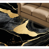 Geometric Black Gold Elegance(Black)